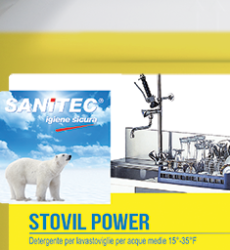 STOVIL POWER detergente igenizzante acque medie e dolci
Detergente alcalino igienizzante per lavastoviglie industriali con sistema di dosaggio automatico 