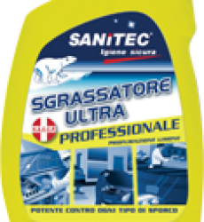 SGRASSATORE ULTRA alcalino 
Detergente sgrassante alcalino a basso tenore di schiuma per il lavaggio rapido a spruzzo o manuale di motori e parti meccaniche di autoveicoli e moto. Molto efficacesu olio, morchia, gasolio e grasso. Non aggredisce le guarnizioni e le gomme.

Campo d’impiego: motori e parti meccaniche, cerchioni di autoveicoli.
Dosaggio: Con idropulitrice o a mano in acqua calda al 10%. Ca 7 tappi per litro d’acqua.